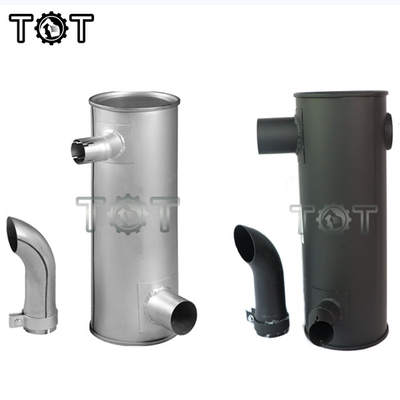 Silencieux universel en aluminium HD820 HD820-3 HD820-5 KATO Excavator Muffler de silencieux