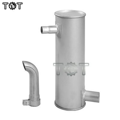 Le double épaississent des pièces de Muffler erpillar Exhaust d'excavatrice d'E307 E70B 4D32