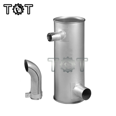 Silencieux universel en aluminium HD820 HD820-3 HD820-5 KATO Excavator Muffler de silencieux