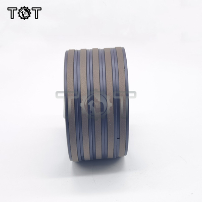Segments de piston hydrauliques d'ISO9001 SPGW PTFE pour des machines de construction